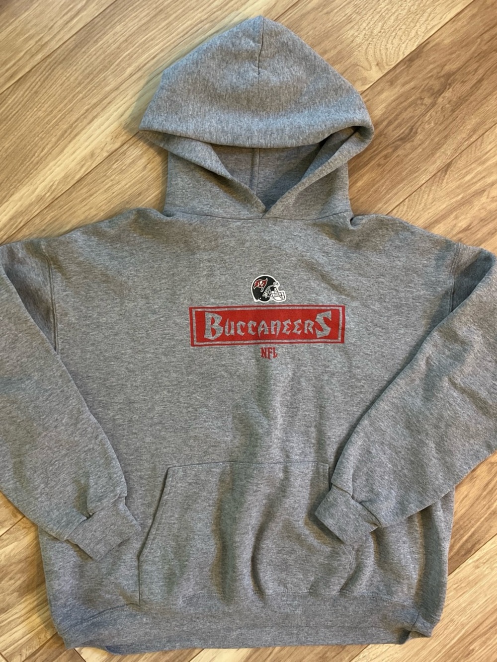 NFL Buccaneers Gray Hoodie